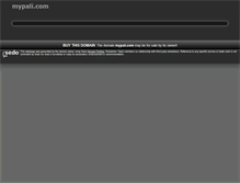Tablet Screenshot of mypali.com